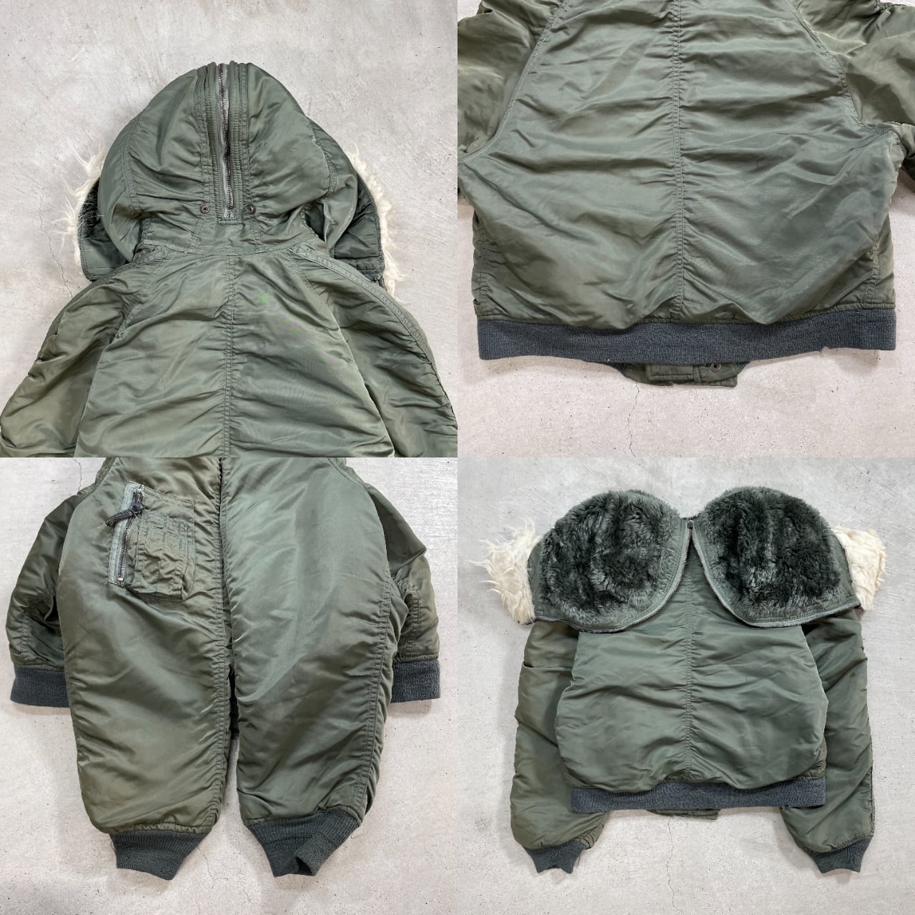 85年納品 U.S.AIR FORCE 米軍実品 N-2B フライトジャケット メンズL