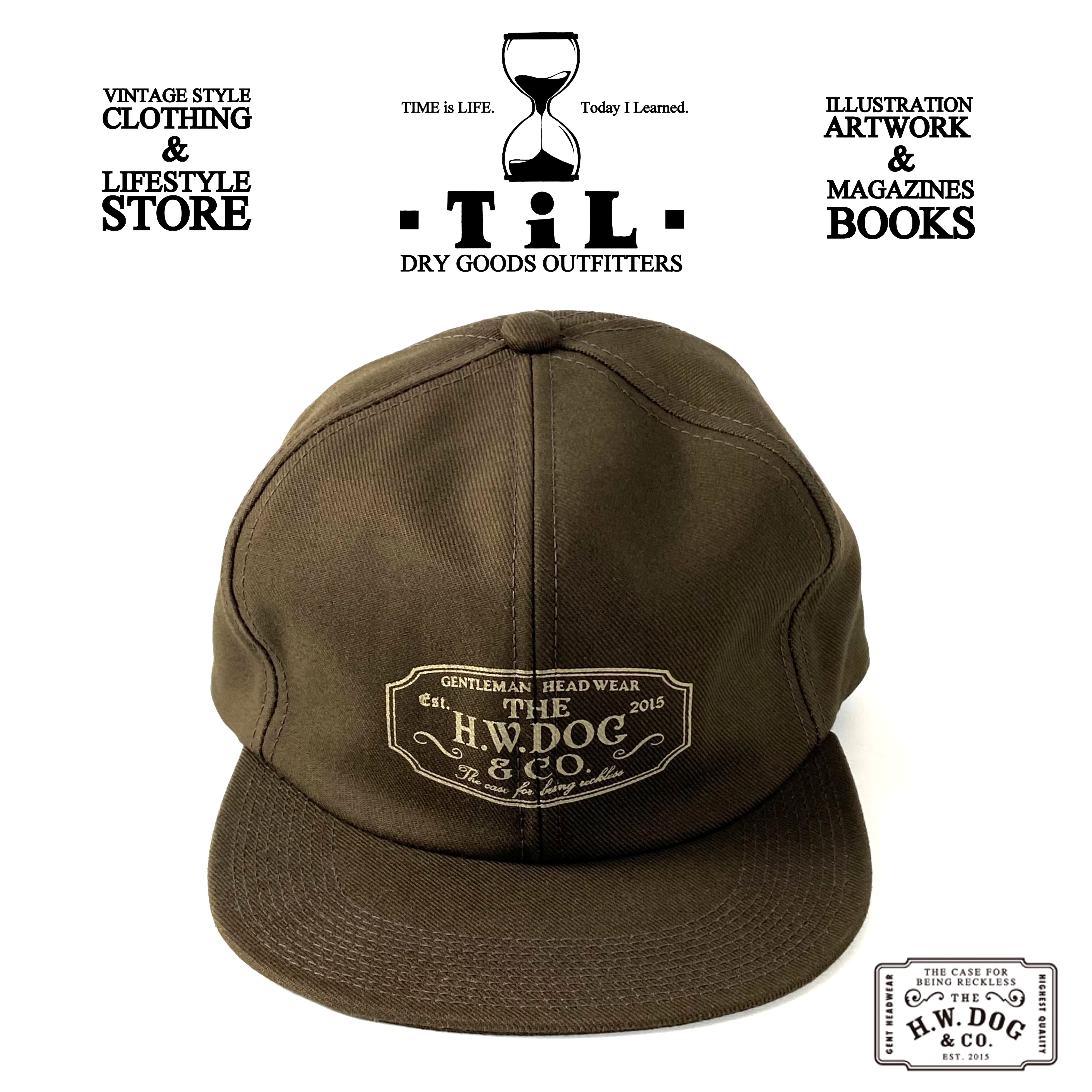 THE H.W.DOG&CO Trucker Cap/トラッカーキャップ D-00004ブラウン