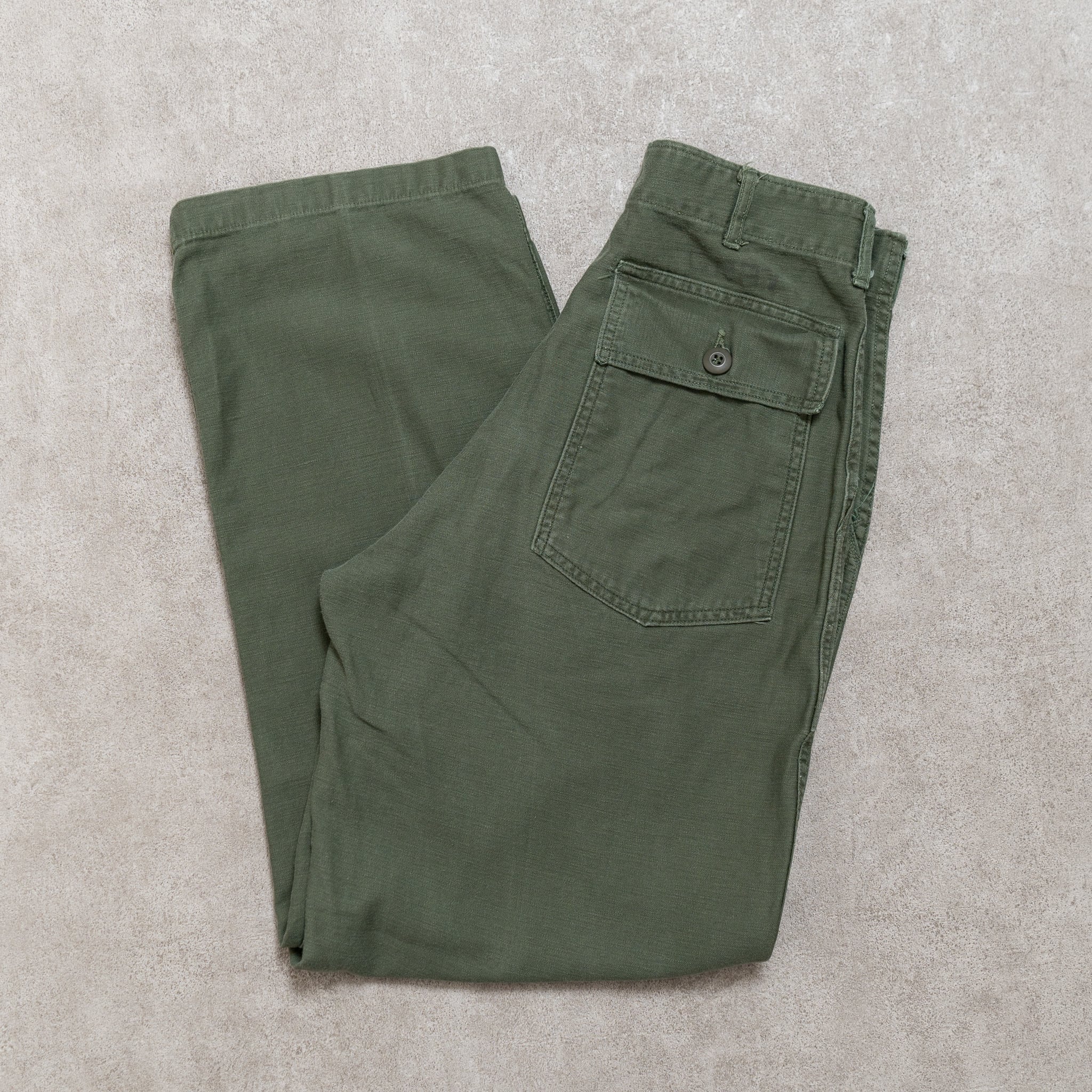 30×31】U.S.Army Utility Trousers OG-107 実物 米軍 ベイカーパンツ