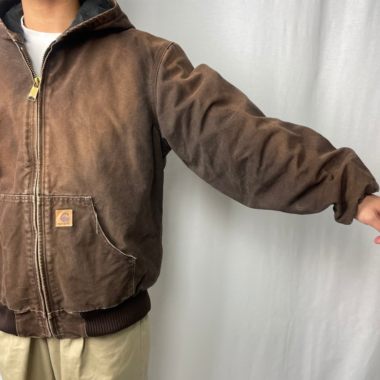 90年代 Carhartt カーハート ダック地 アクティブジャケット メンズL