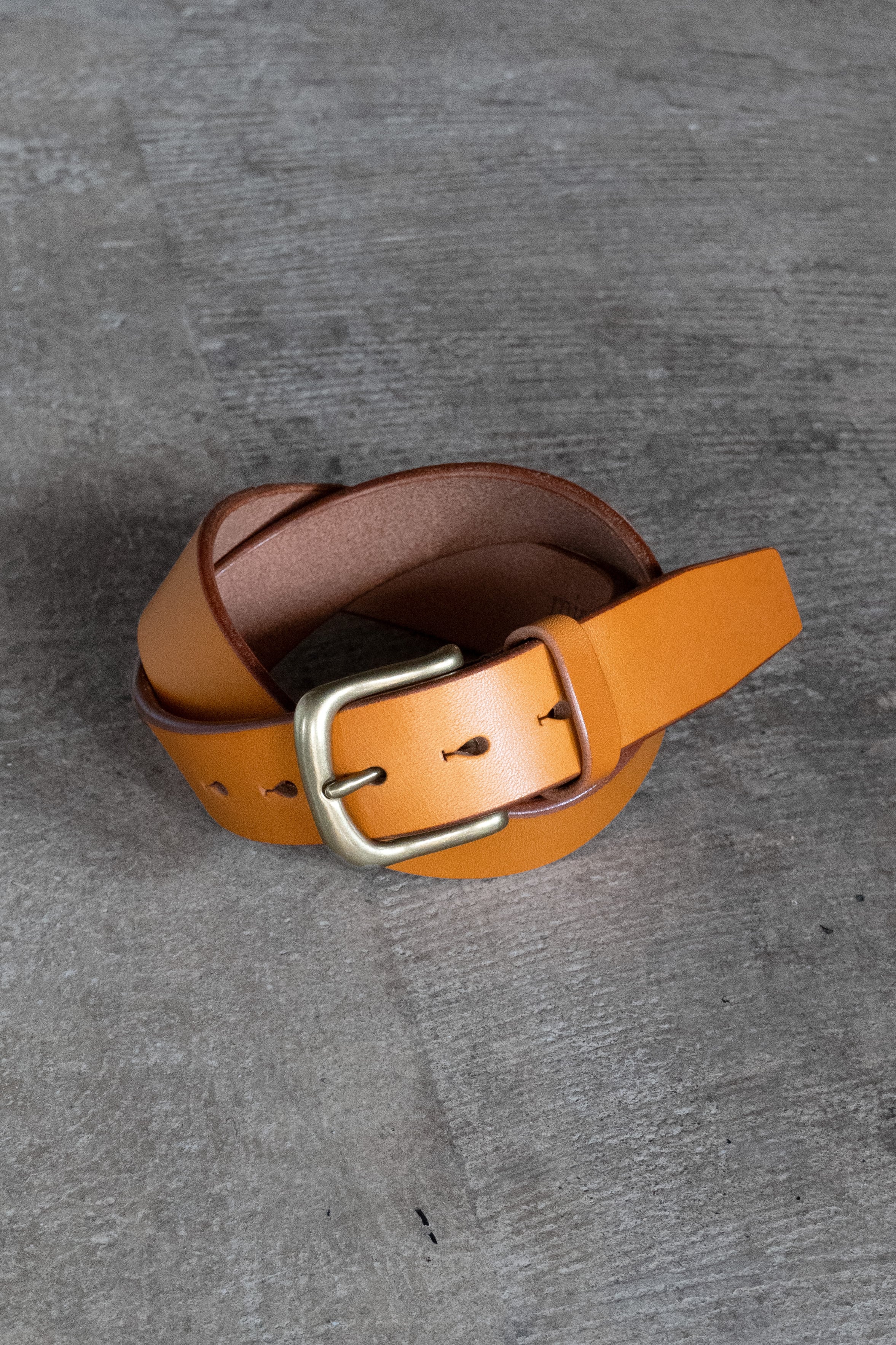 CAMEL / 幅35mm ハーネスレザーベルト 02 / 丘染め【送料無料】 | 高級