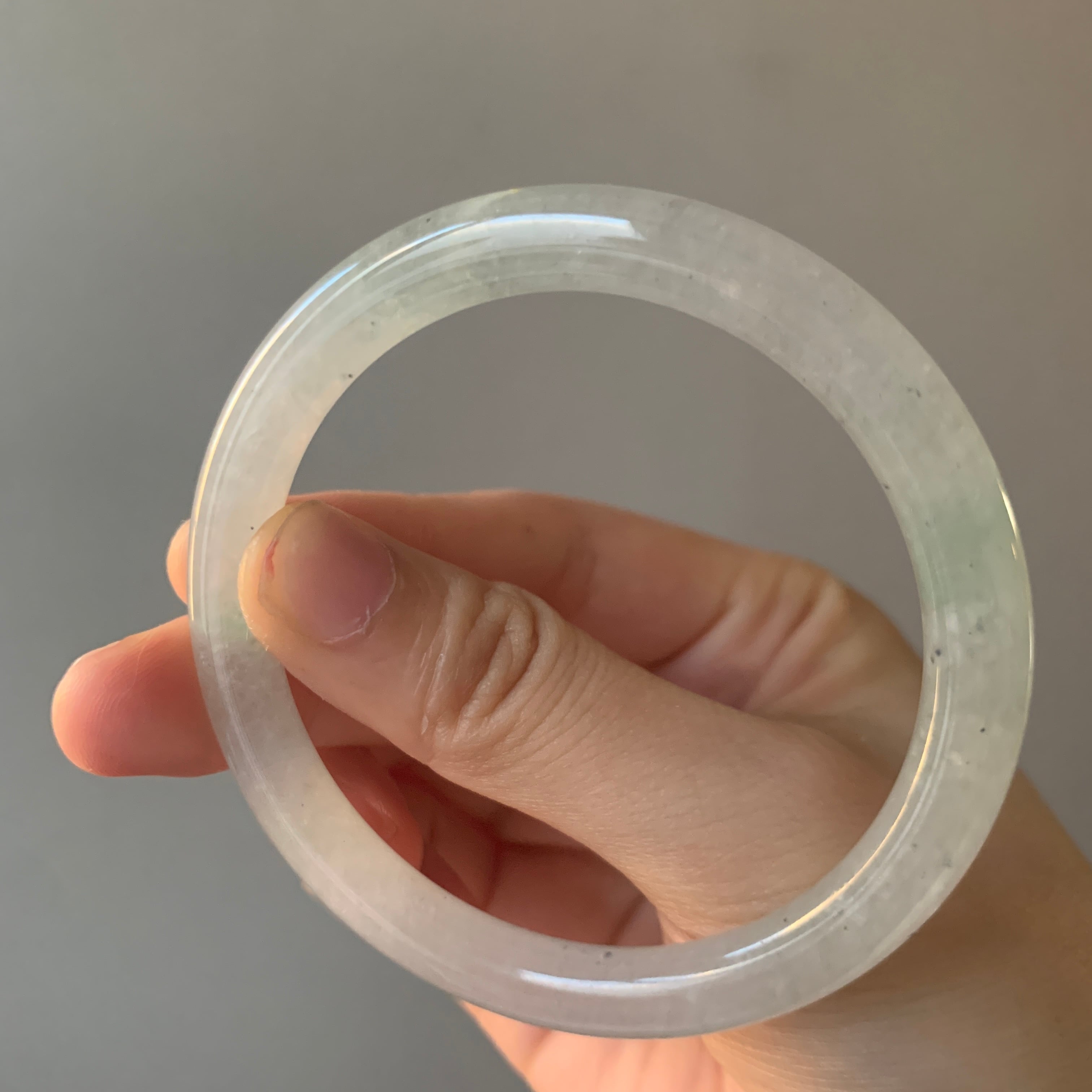 本翡翠バングル 完美品 超高氷 ヒスイ 天然 コレクション品 ミャンマー