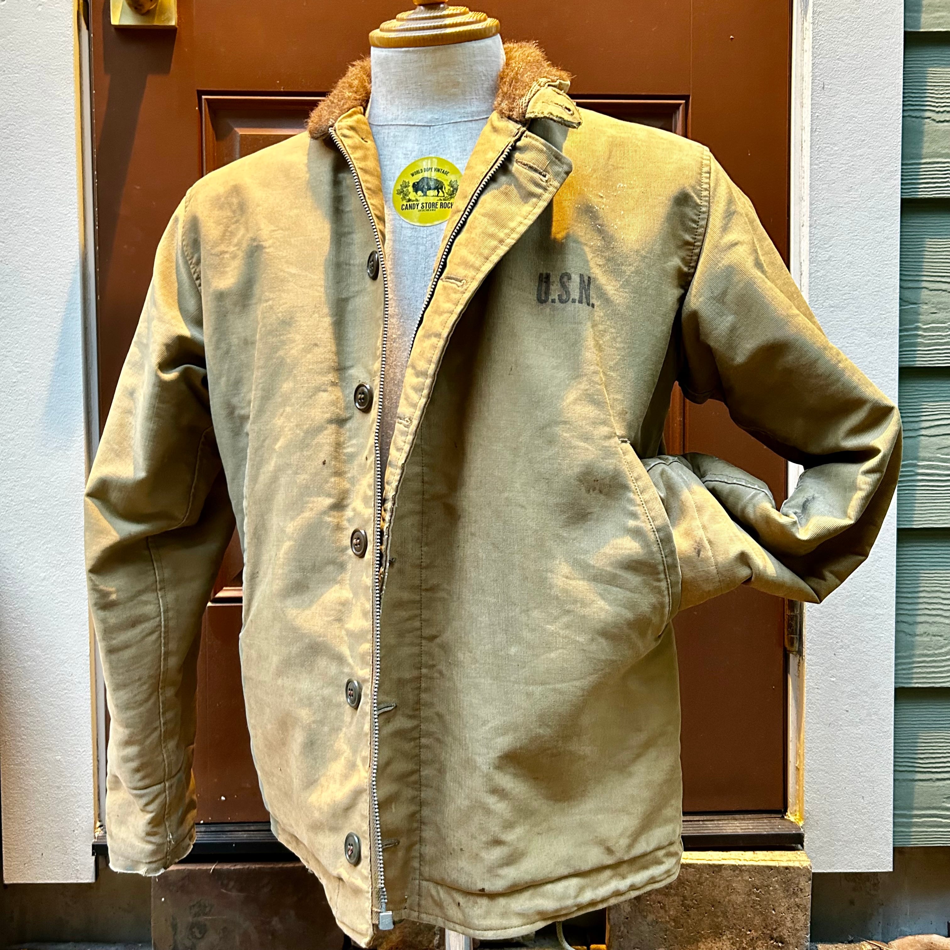 最初期 1944〜45年 N-1 デッキジャケット実物 U.S.N | CANDY STORE ROCK
