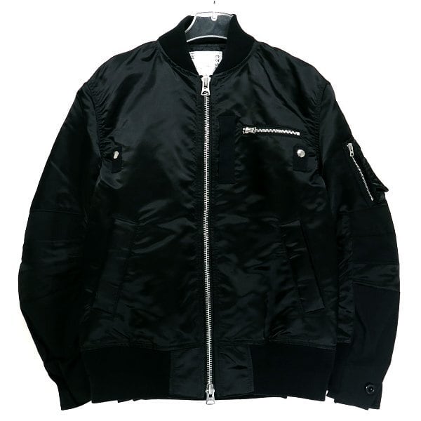 sacai 21SS NYLON TWILL MA-1 BLOUSON 21-02523M サイズ1 サカイ
