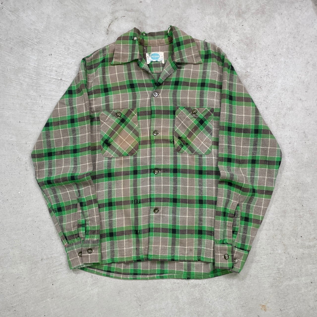 50年代~60年代 PILGRIM ピルグリム オープンカラー 開襟シャツ