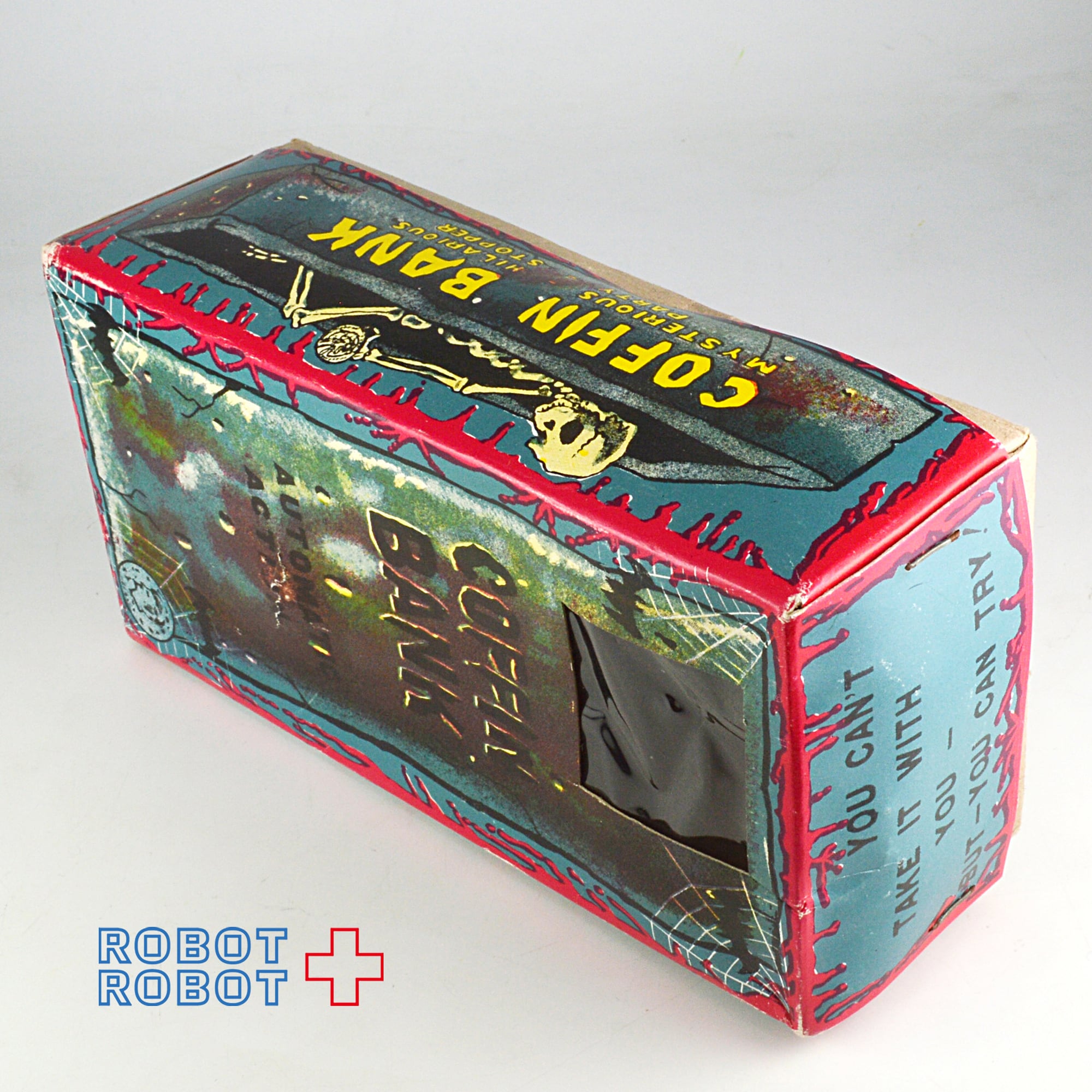 米屋玩具 コフィンバンク 骸骨棺桶貯金箱 箱付 | ROBOTROBOT