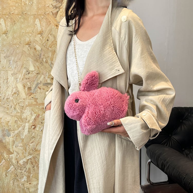 MOON BEAR委託品】ふわもこうさちゃんショルダーバッグ/ポシェット(全7