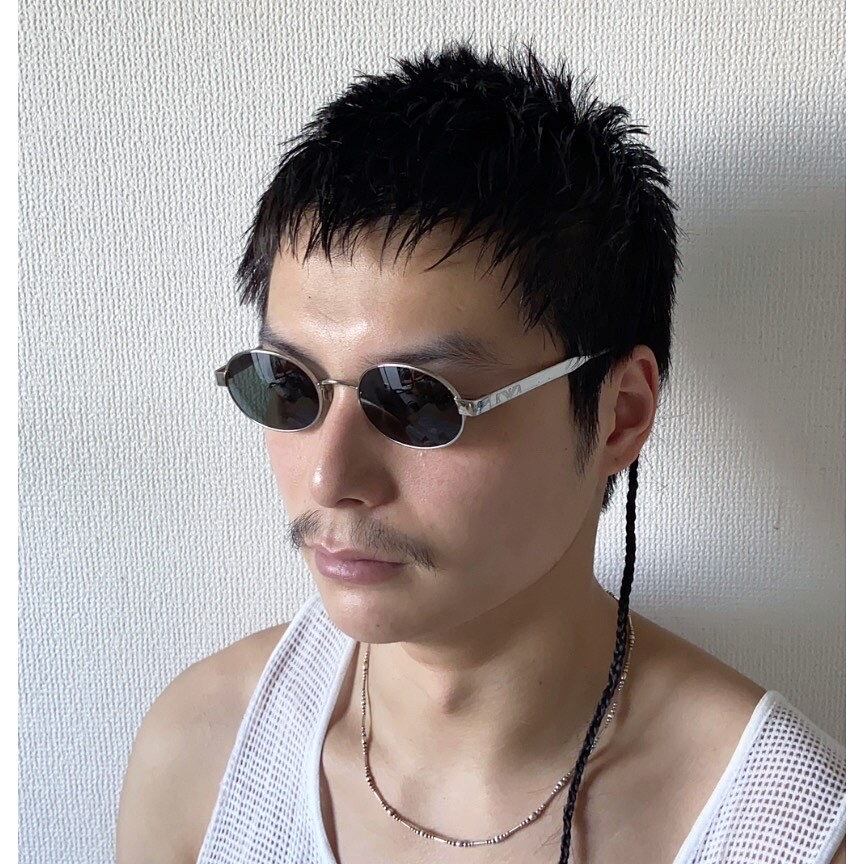 made in italy emporio armani dark green black lens round