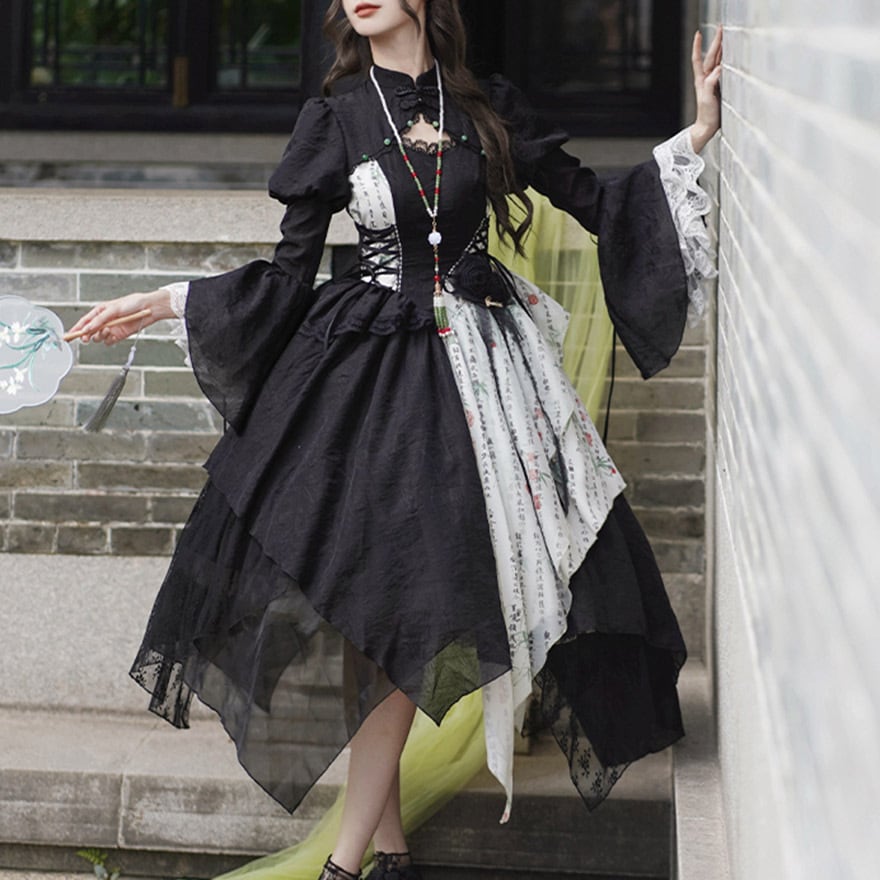 ゴスロリ通販 With U ファッション 姫袖 付け袖 アームカバー フレア