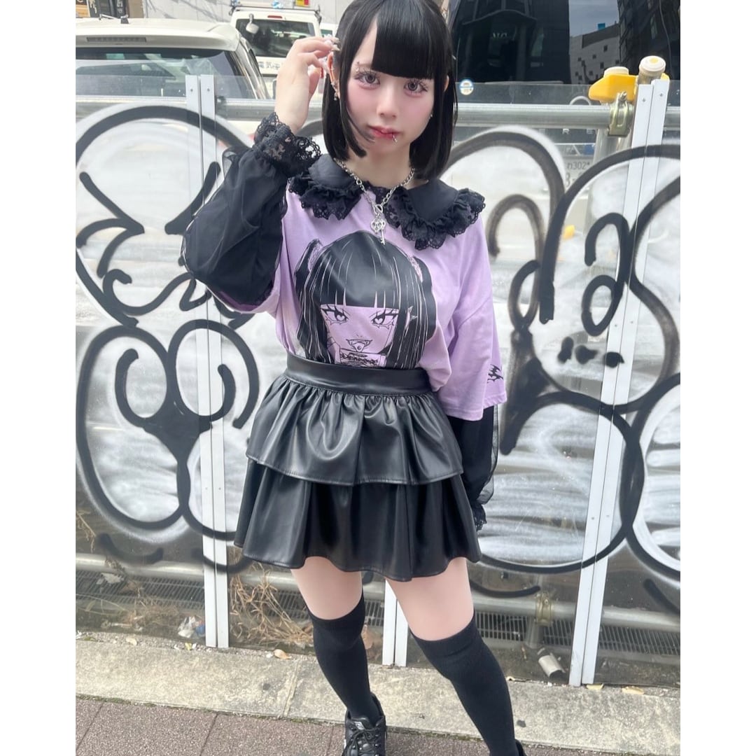 ふんわり袖 チュールフリルブラウス | VOLCAN&APHRODITE