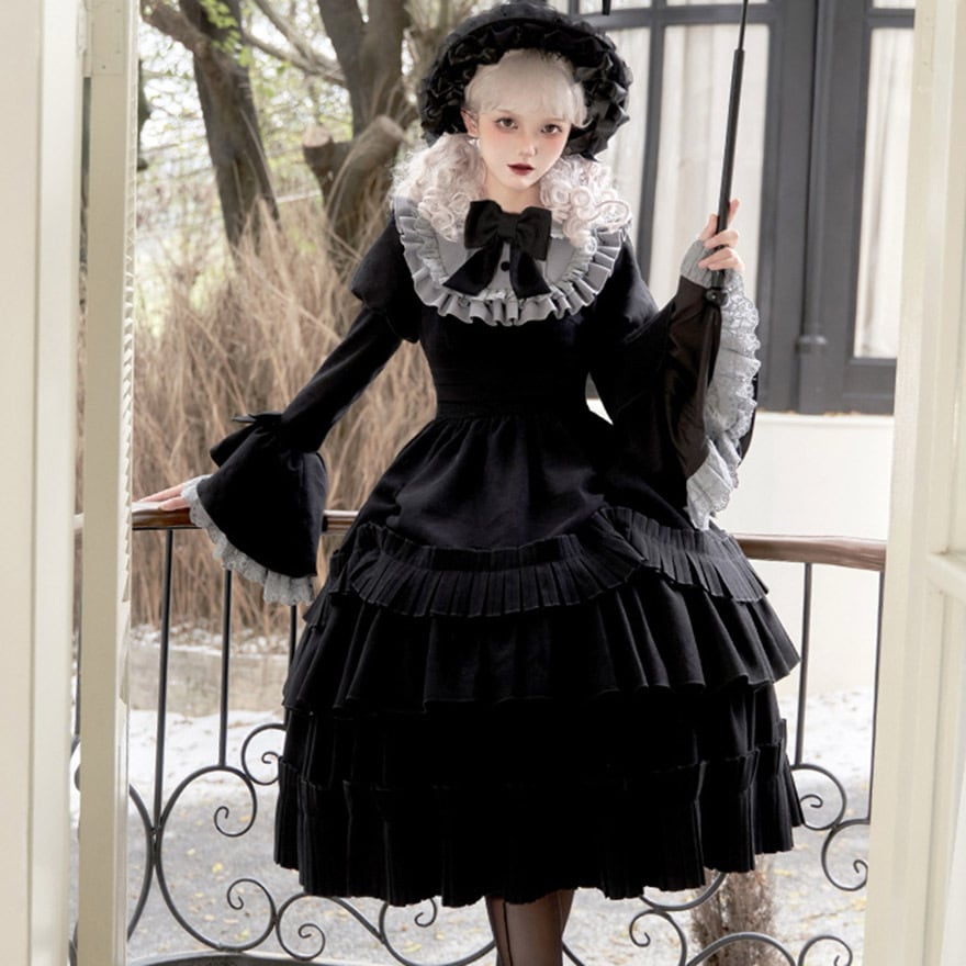 d*9様 2005年 フリルペチコート 懐古 ロリィタ ロリータ ブラック 黒 d