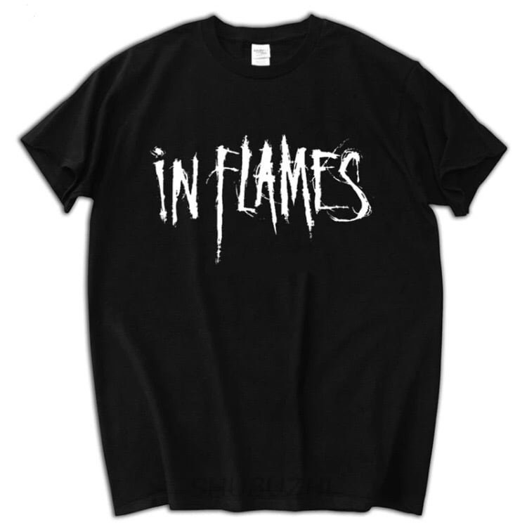 IN FLAMES Tシャツ ロゴ バンドTシャツ バンT インフレイムス | BF MERCH'S