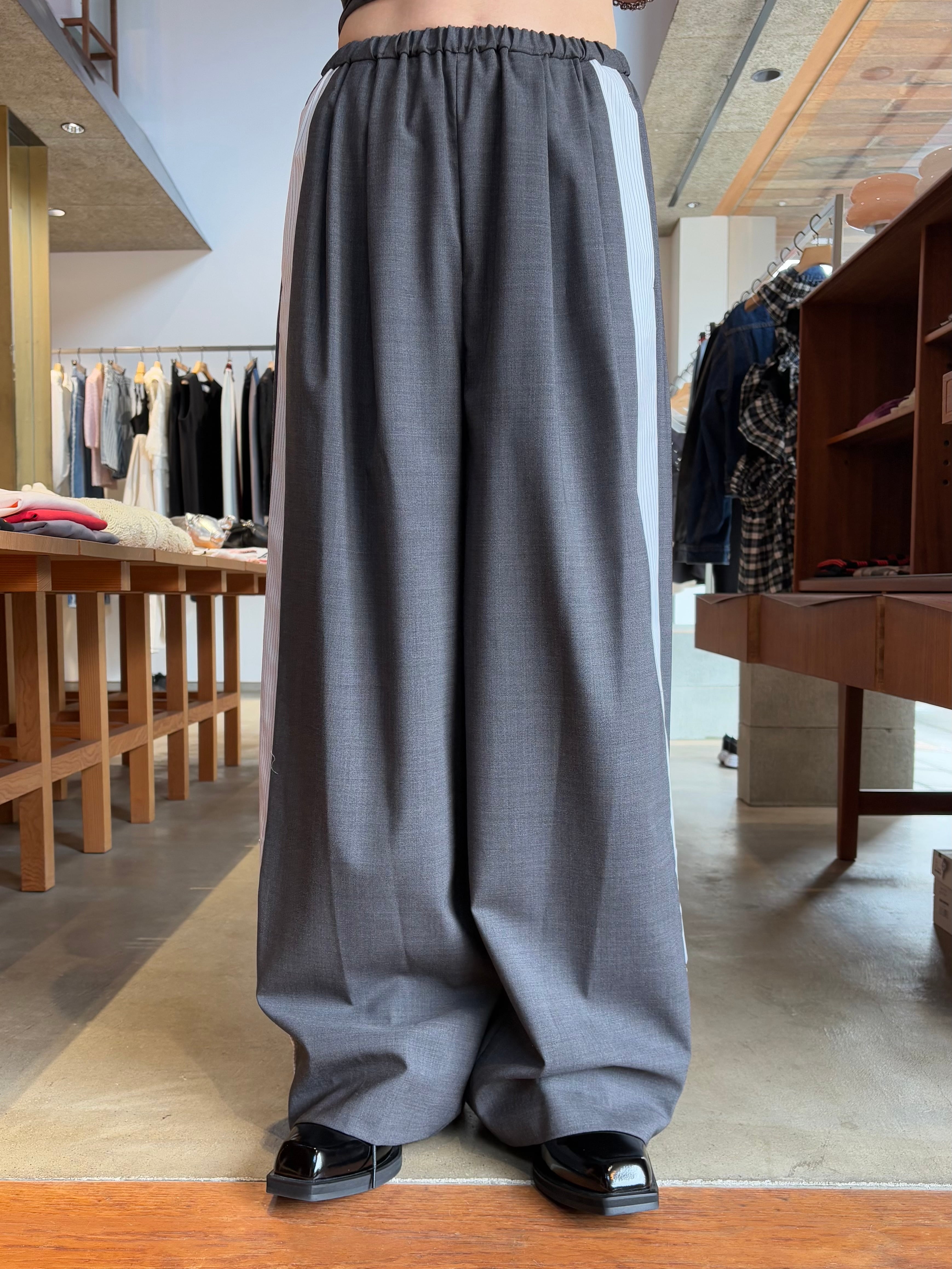25AW】ENFOLD エンフォルド / SHIRT-LAYERED WIDE-PANTS | TRENT online