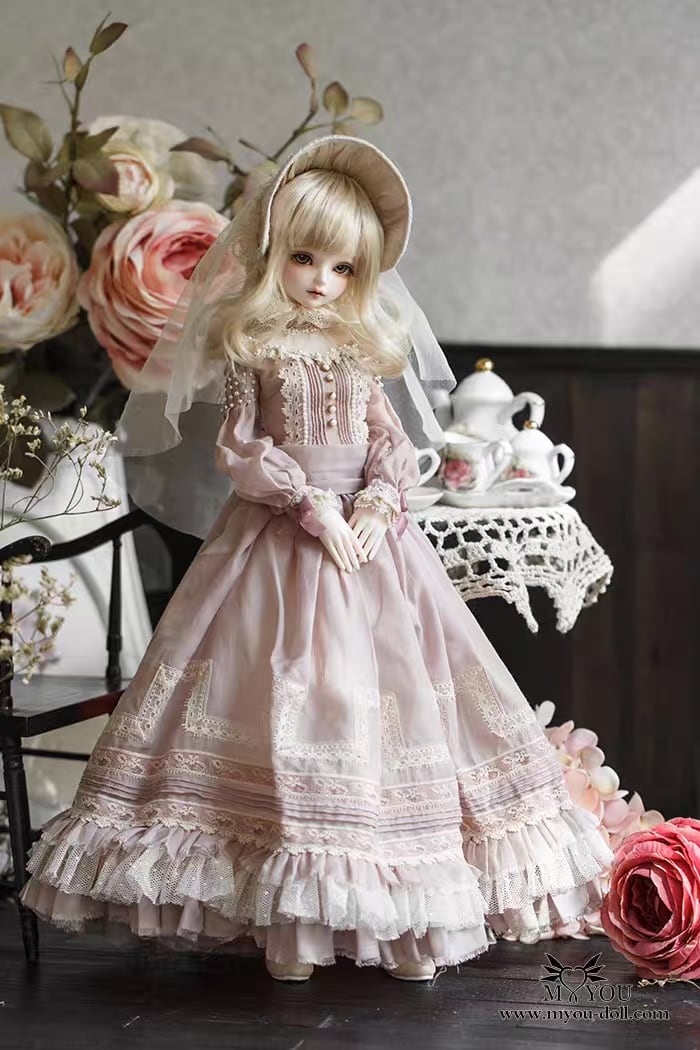 ヘッドあり！メイク済み！MYOUDOLL DELIA 44cm BJD 1/4 MDD MSD 女の子