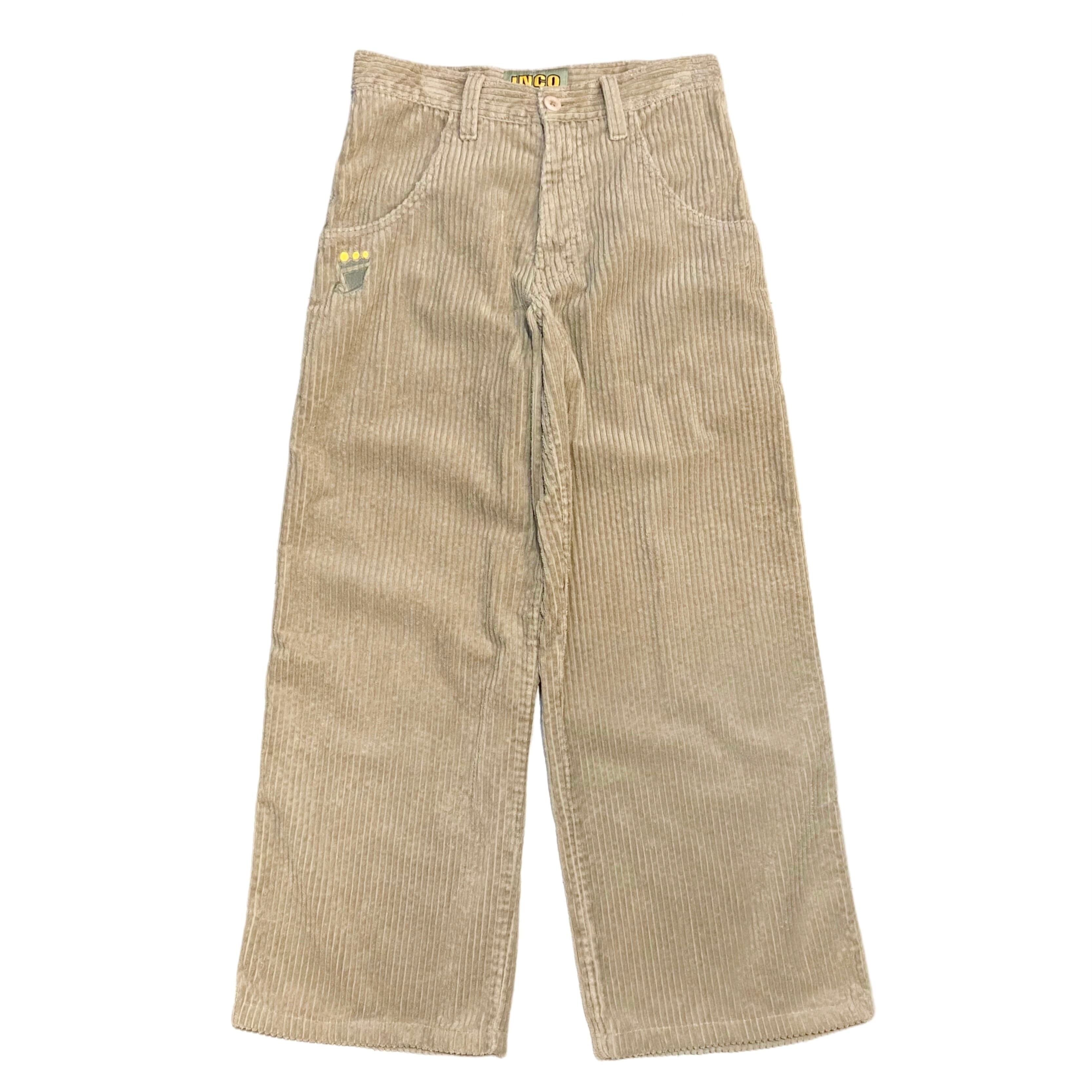 90s JNCO 太畝 コーデュロイ バギーパンツ ワイド 【W31】ベージュ