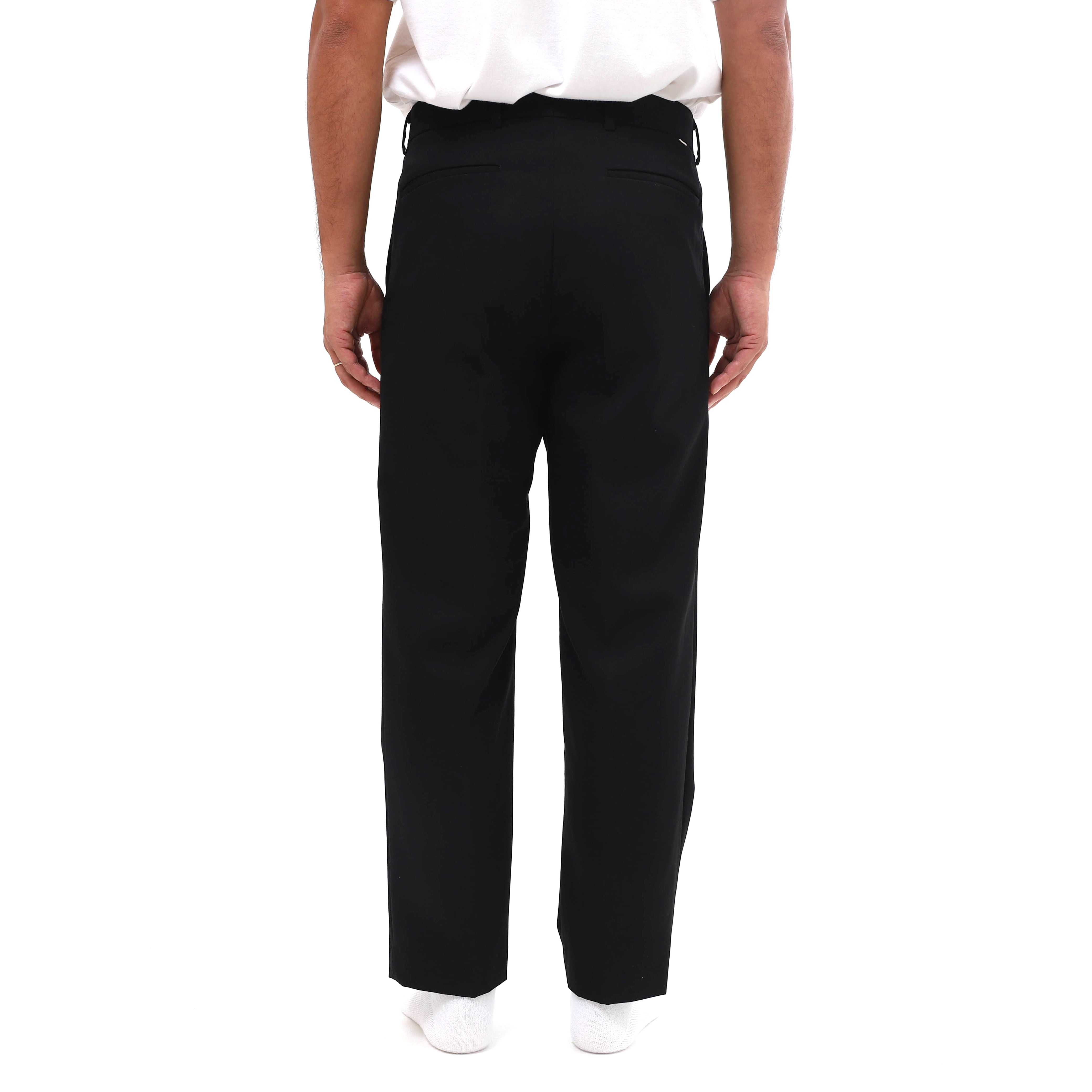 Wool Gabardine Dress Trousers (black) | OVY