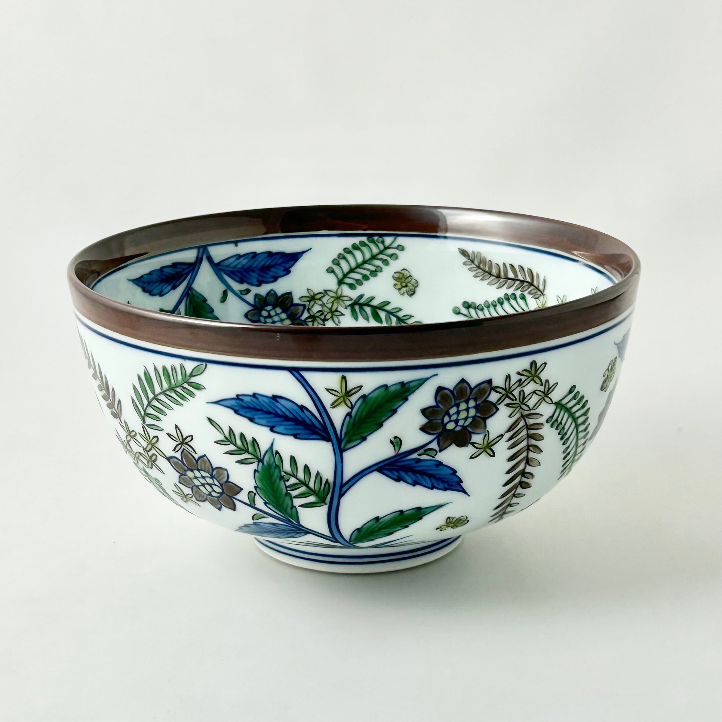 源右衛門窯作 染錦なずな紋 麺鉢 | 有田焼の有光堂 | 源右衛門窯特約店