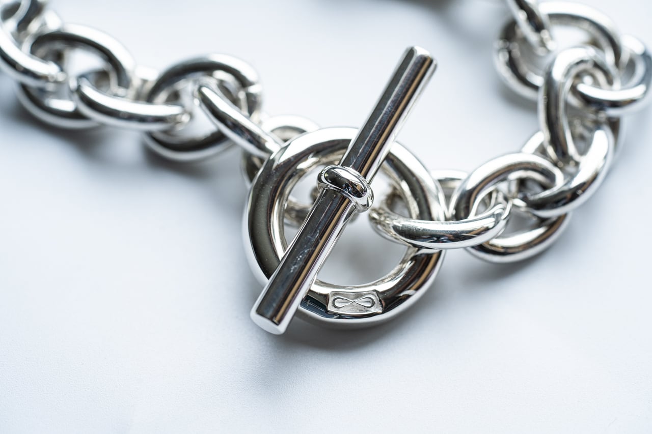 BN-033 Hook connect bracelet (Small) | WAKAN SILVER SMITH online store