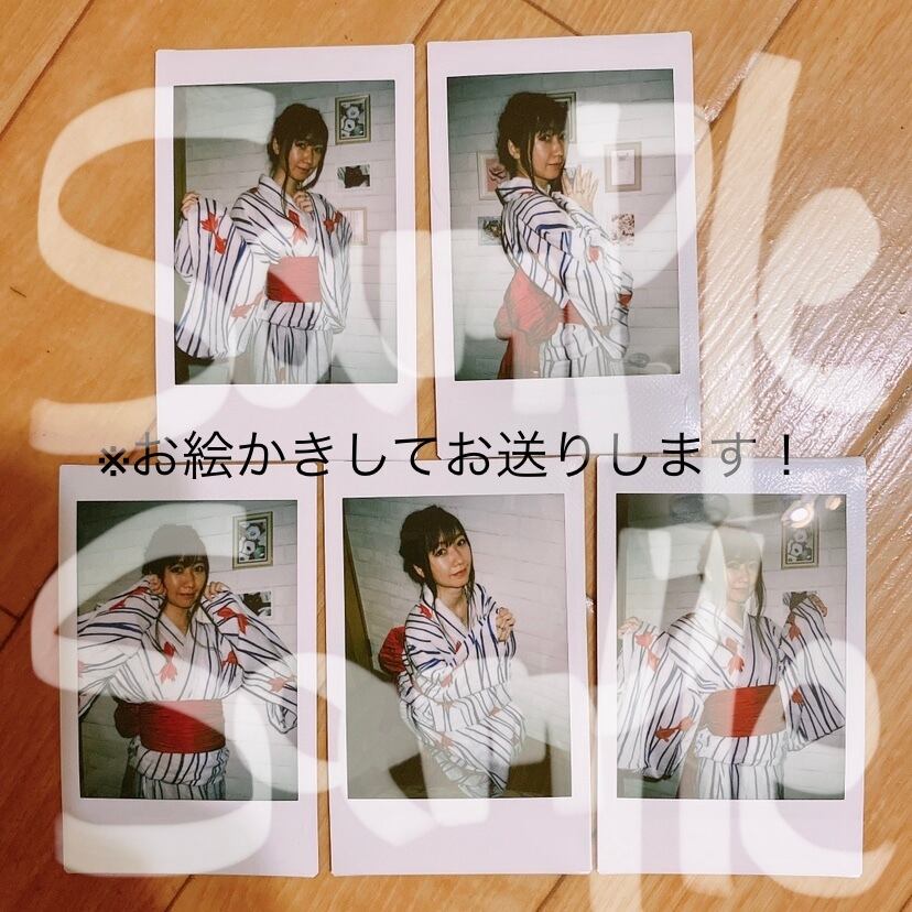 チェキ】金魚の浴衣ランダムチェキ | megugu