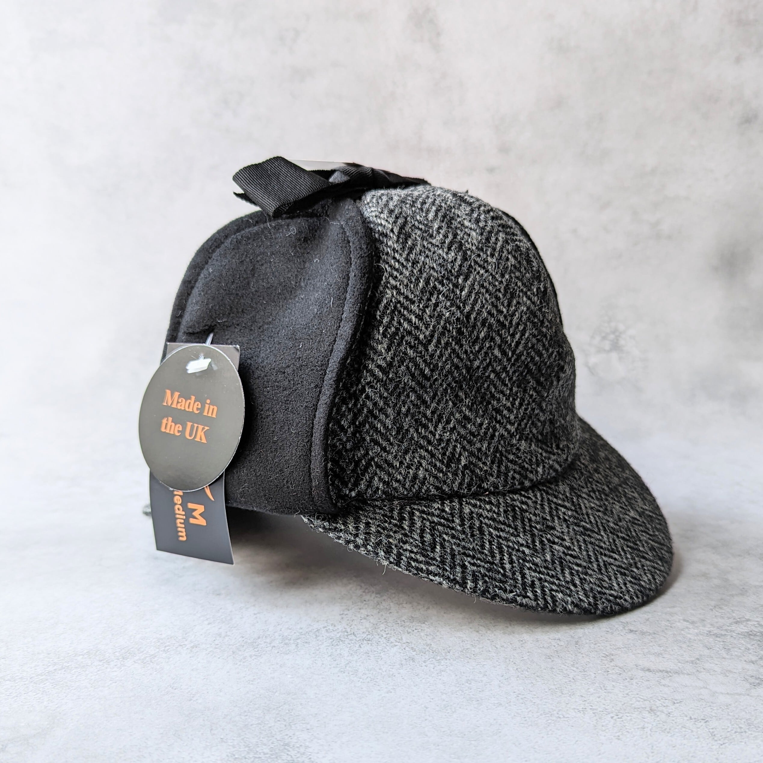 ハリスツイード・ディアストーカー【グレー】 00187GREY | 英国雑貨