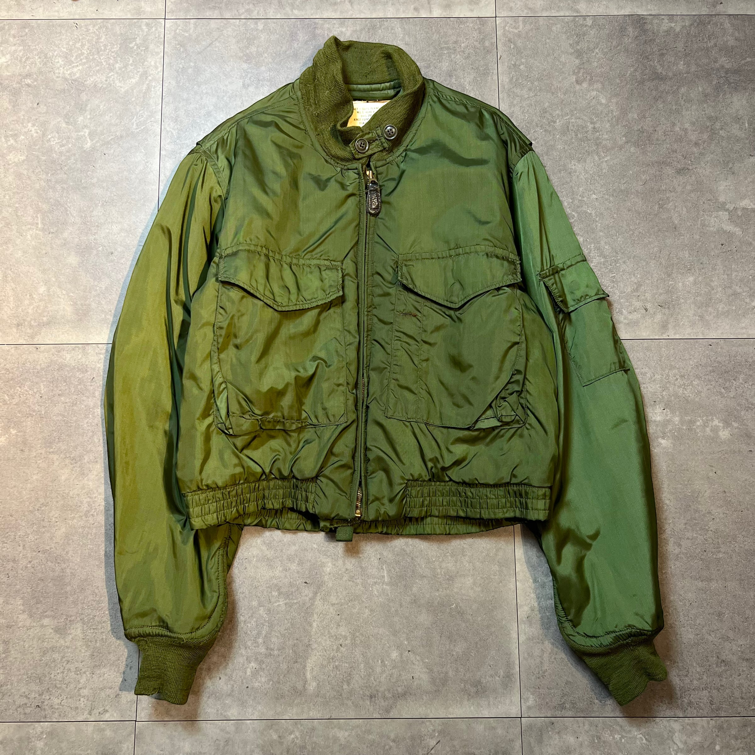 70's US Navy G-8 Flying Jacket in Olive Drab 42R L / 70s 米軍 実物