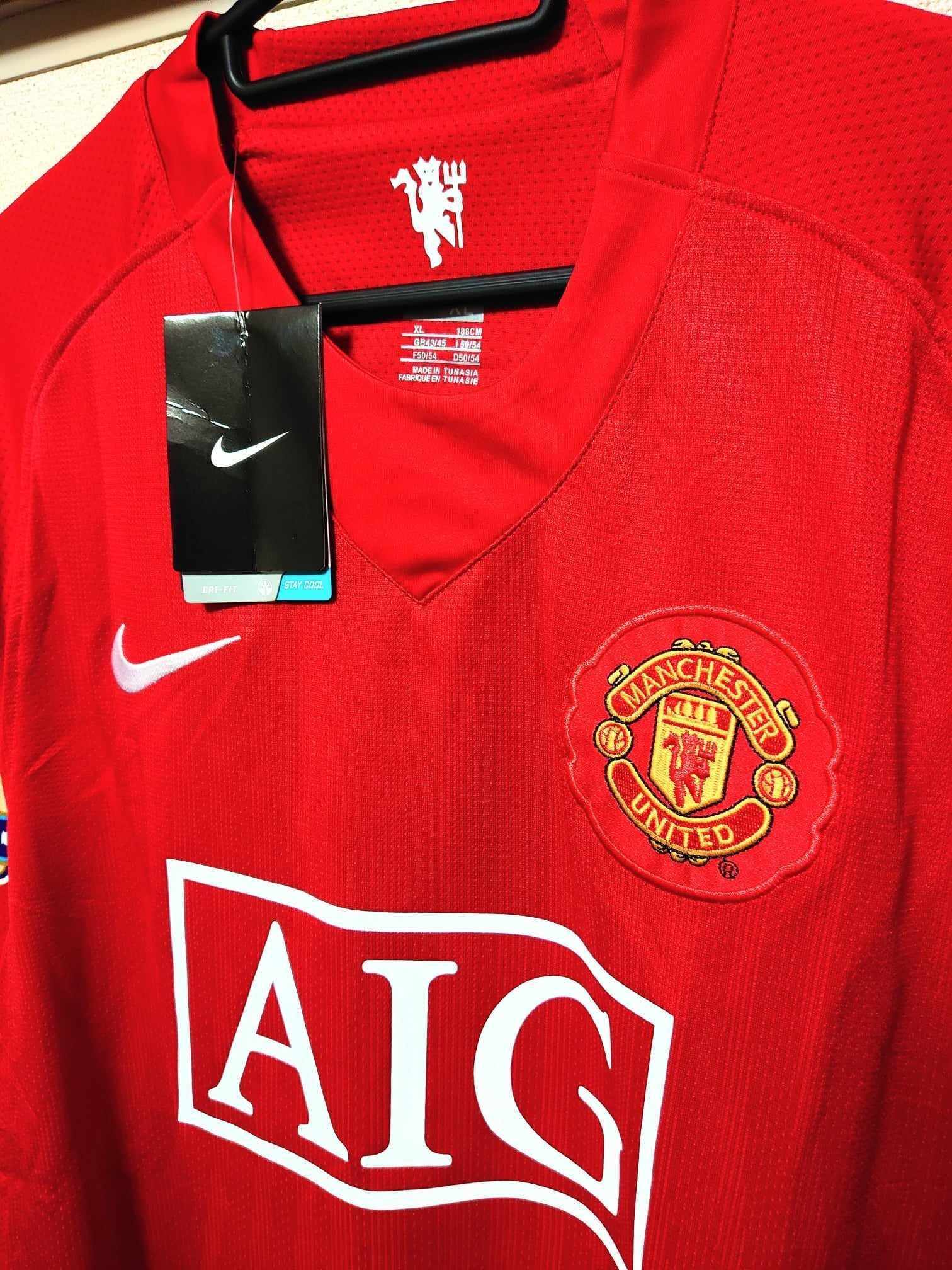 Lサイズ】07-08 マンチェスターユナイテッド ロナウド ユニフォーム(H