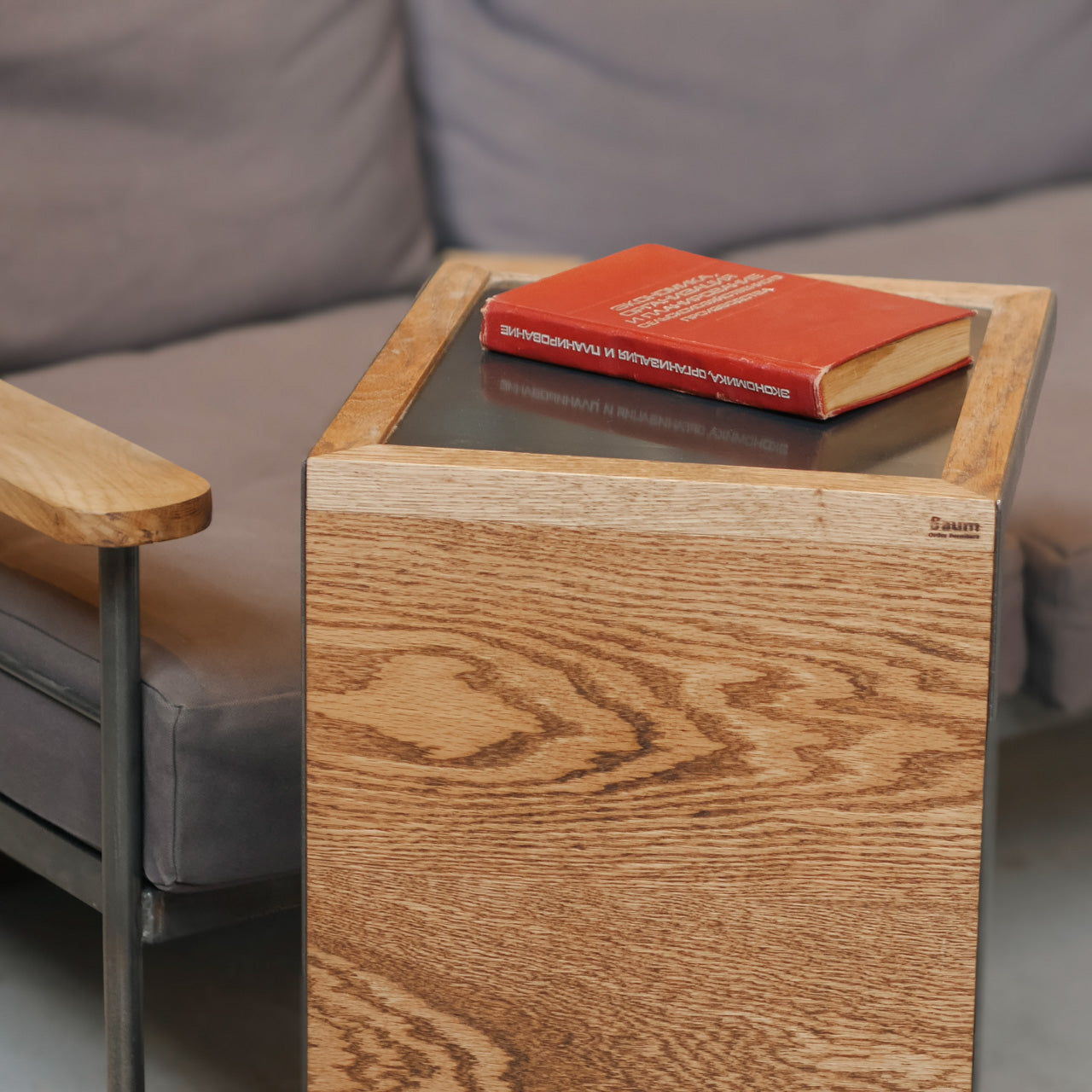 2wayサイドテーブル》コの字テーブル | オーダーメイドのアイアン家具