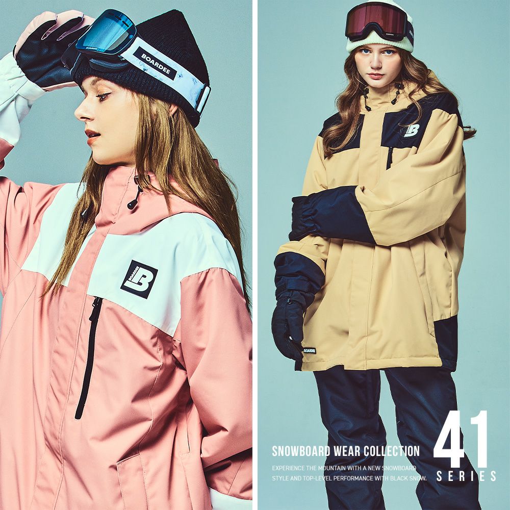 スノボウェア レディース 上下セット スノーボードウェア BOARDEE