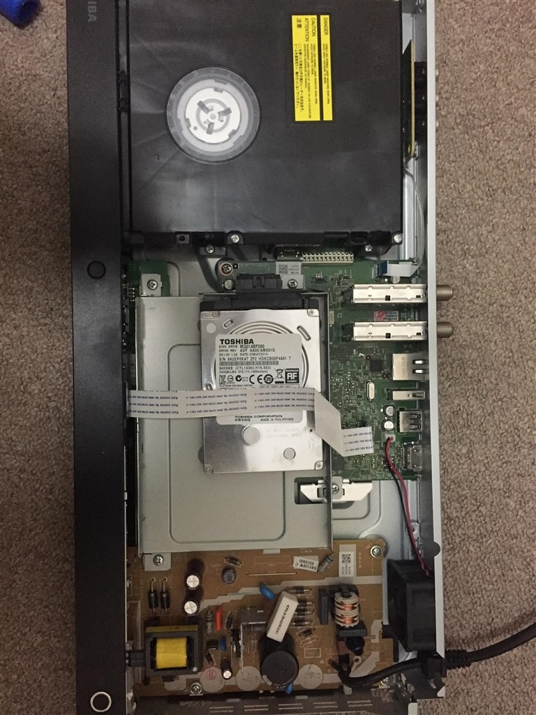 内臓HDDが壊れたので換装したいのですが・・・』 東芝 REGZAブルーレイ