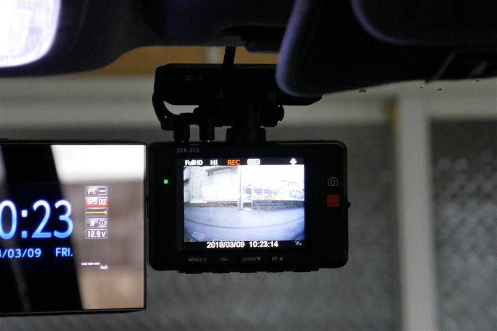 リアカメラの使用感』 コムテック ZDR-015 のクチコミ掲示板 - 価格.com