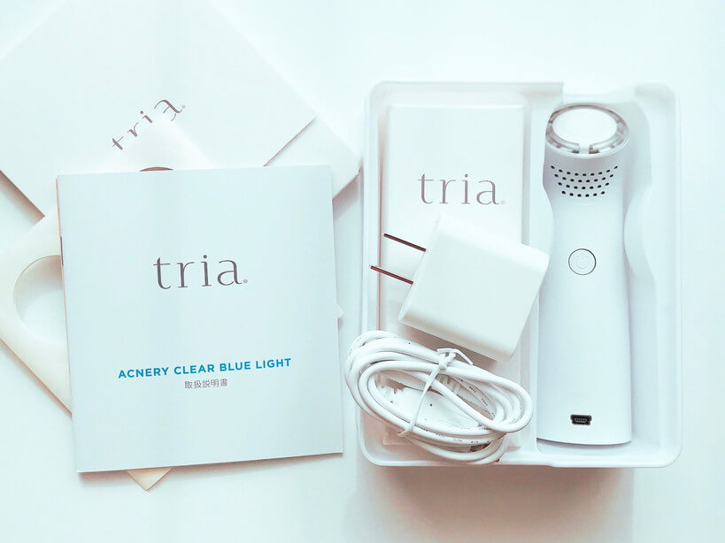 トリア美顔器の口コミレビューと効果的な理由！ニキビ美顔器アクネリー