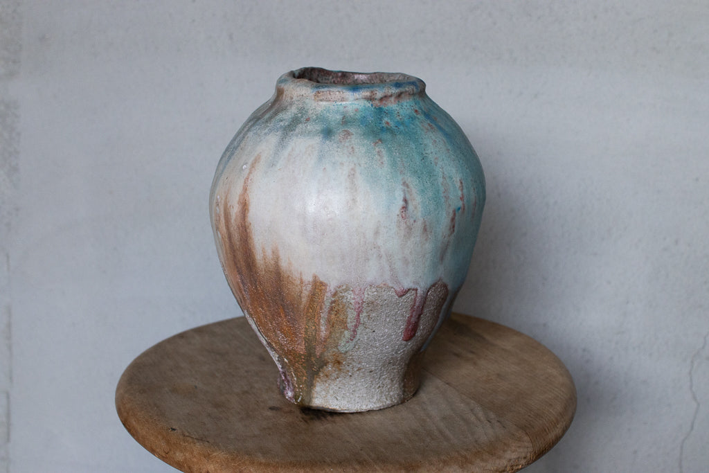 高橋燎 / 壺 花器 オブジェ 薪窯（トレインキルン）'24個展出展作品