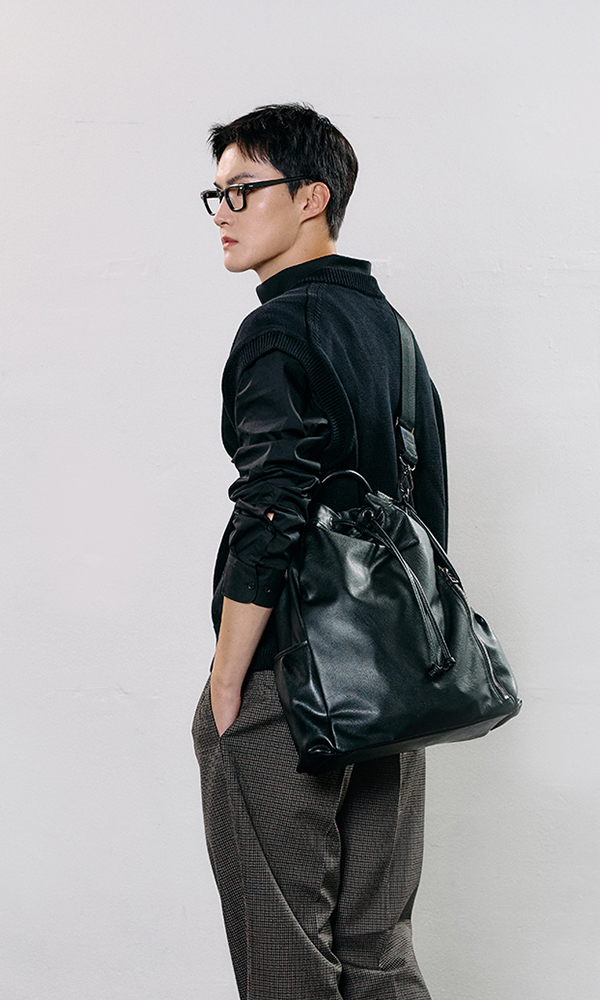 Large Boston Bag-BLACK - Bedford11th