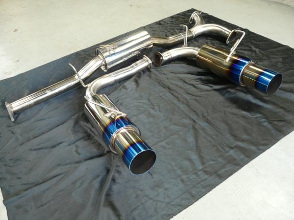 AP1 AP2 S2000 オールステン マフラー 砲弾 チタン発色 左右出し | Be