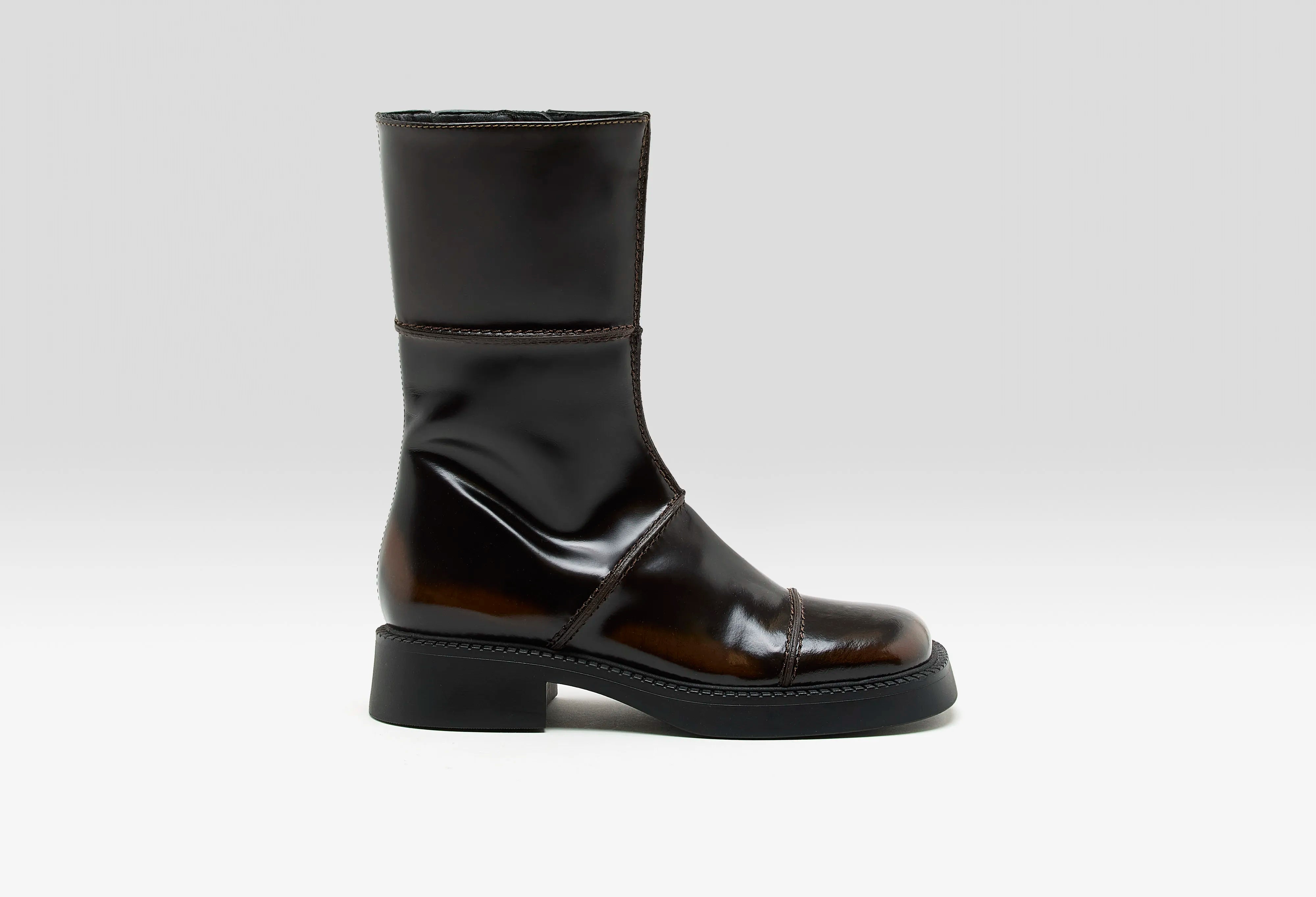 Miista | Dahlia Dark Brown Ankle Boots | Bellerose