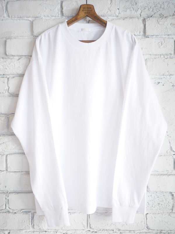 COMOLI コモリ 空紡天竺 長袖Tシャツ (V01-05004)