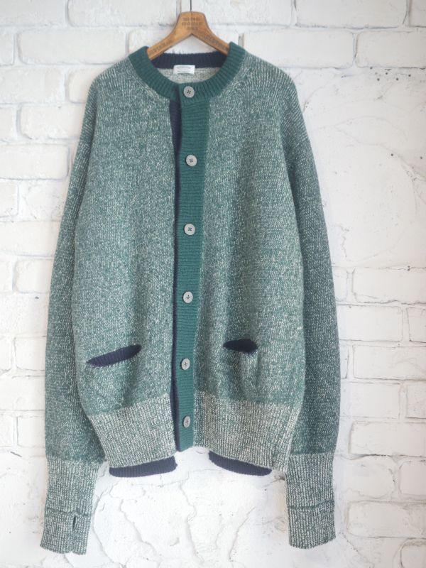 MAATEE&SONS C/N CARDIGAN マーティーアンドサンズ 強撚ひょっとこ