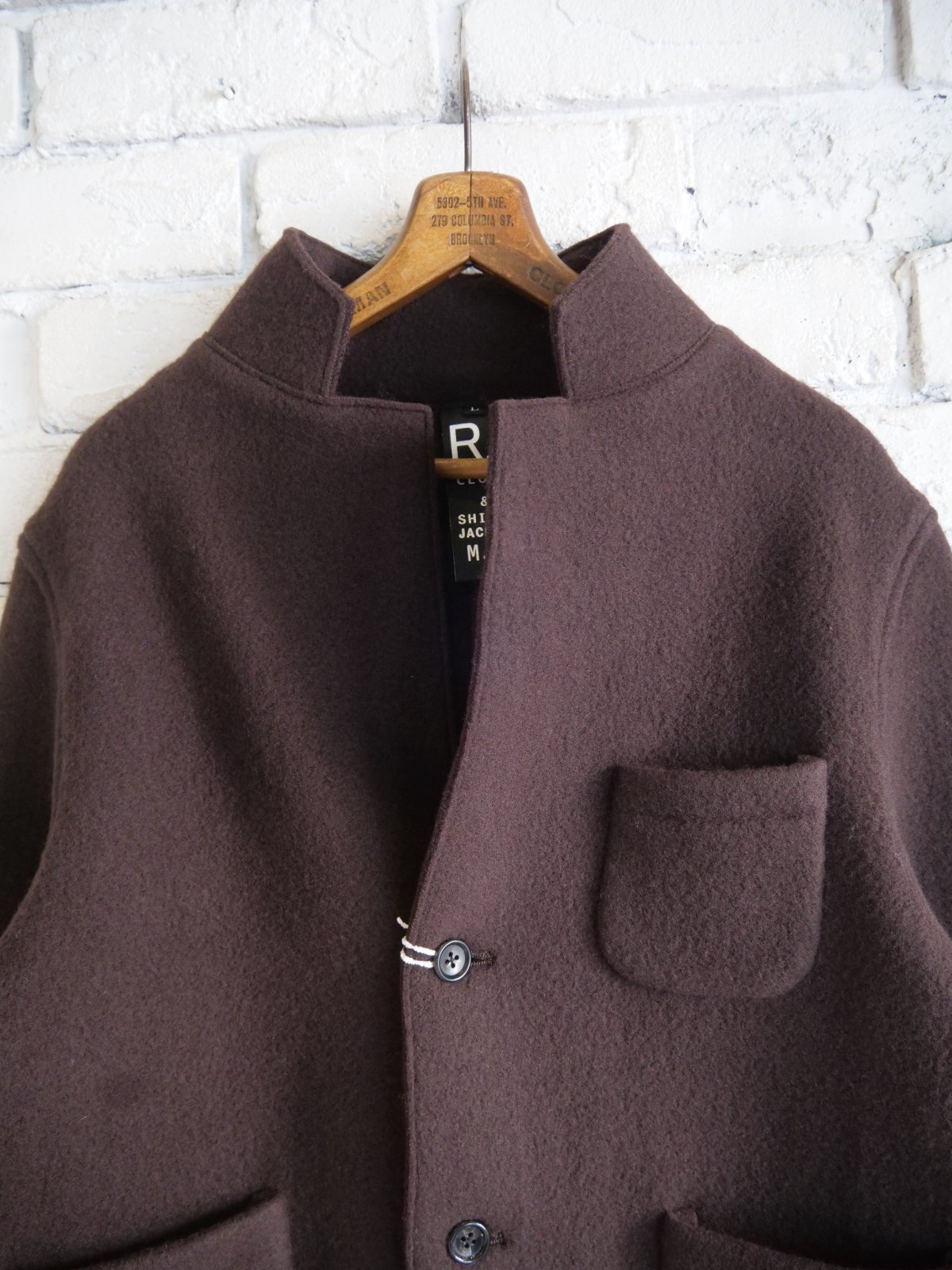 R&D.M.Co- / OLDMAN'S TAILOR WOOL FELT KNIT JACKET オールドマンズ