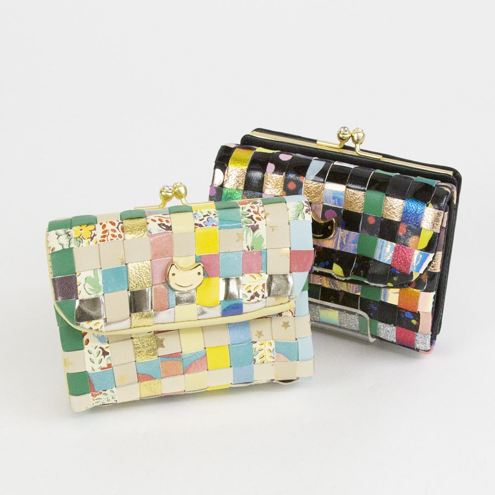 tsumori chisato ツモリチサト エポネコメッシュ がま口三つ折り財布