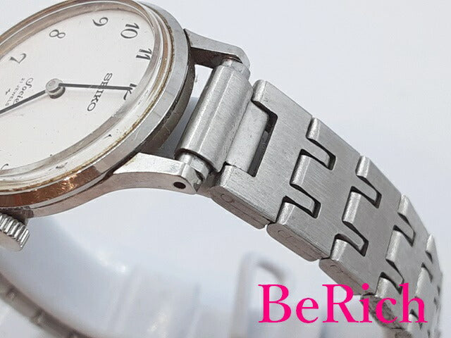 セイコー SEIKO ソシエ 手巻き レディース 腕時計 11-0870 白 ホワイト