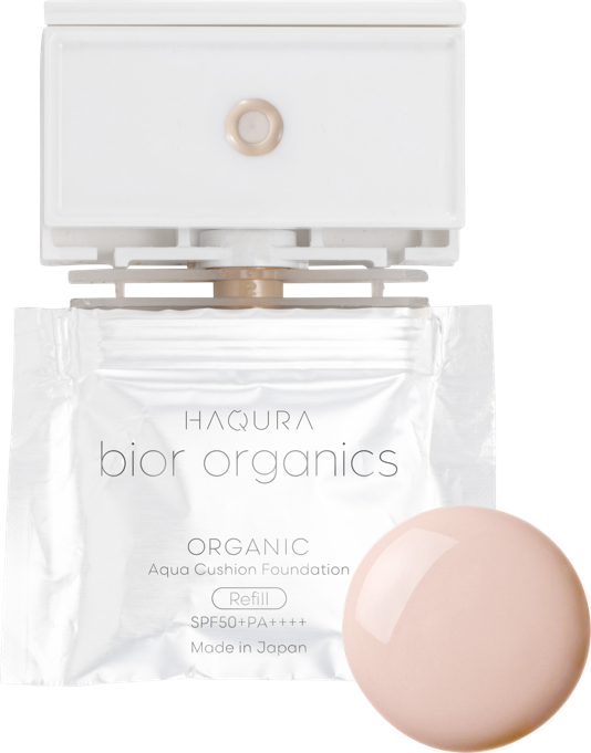オーガニックアクア エアレスクッション HAQURA＜リフィル（パフ付