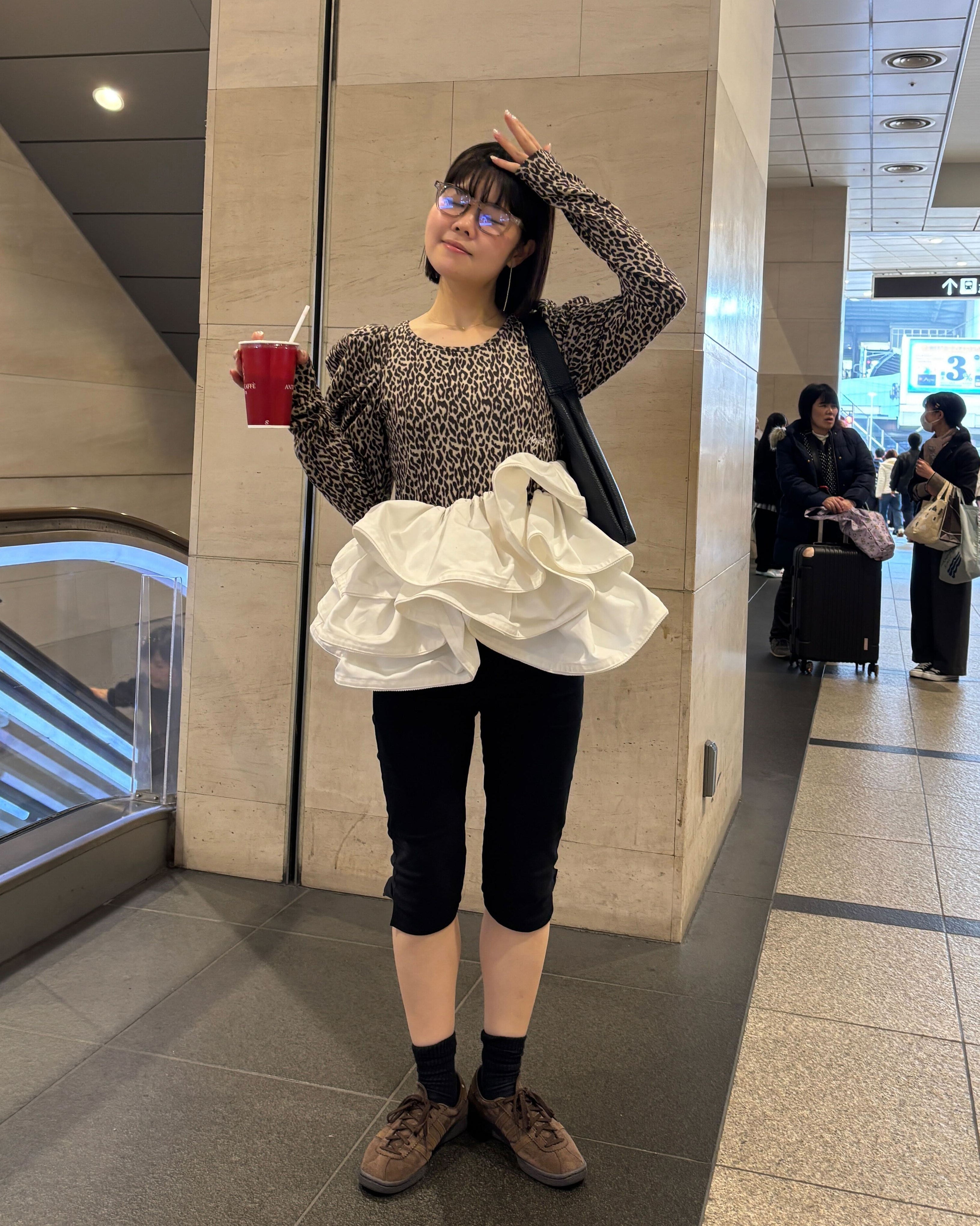 BIBIY. MADE | EFFIE PEPURAMU LEOPARD TOP｜Bibiy.