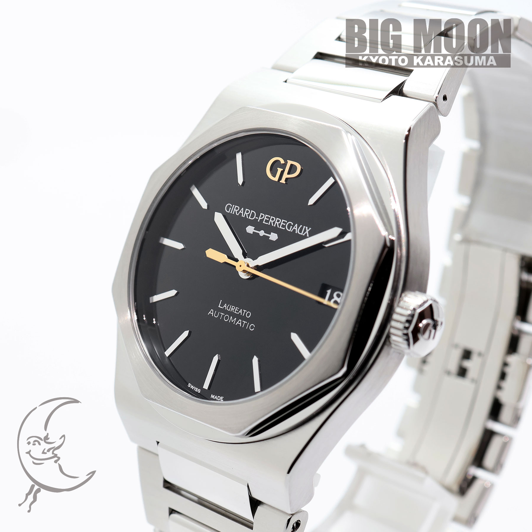 GIRARD PERREGAUX ジラール ペルゴ ロレアート 42mm オニキス文字盤