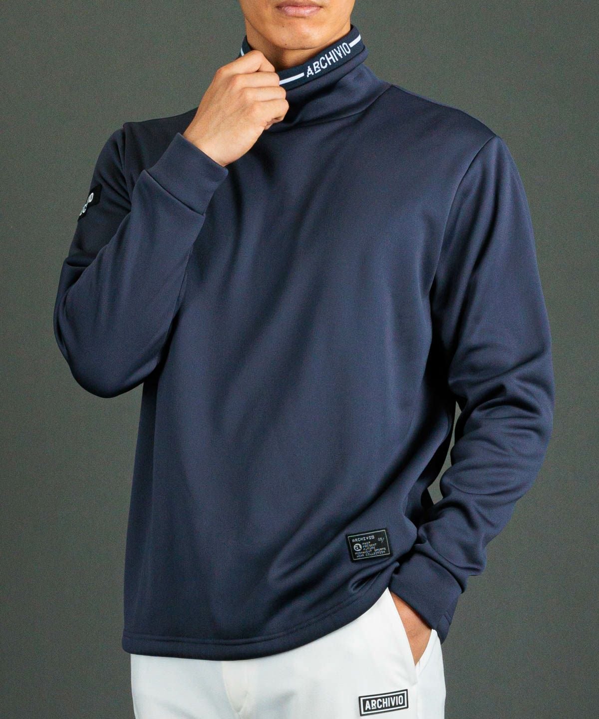 メンズ】裏起毛ボトルネックプルオーバー|アルチビオ - ゴルフウェアや