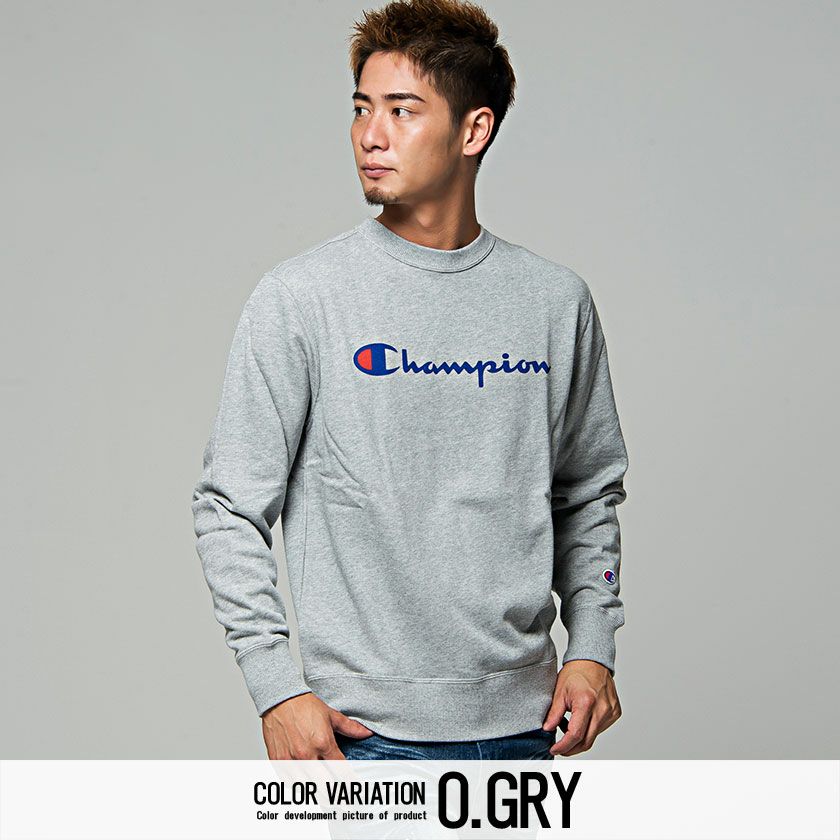 スウェット メンズ Champion(チャンピオン)Cネームプリント裏毛