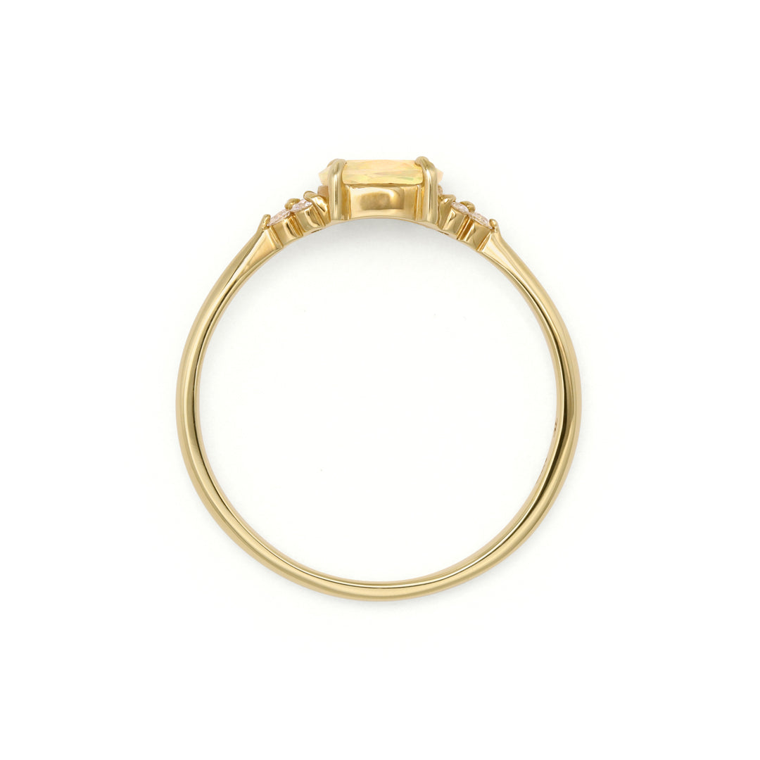 ビズー公式】オパール ダイヤモンド K18(18金) リング フラヴィ | 希少