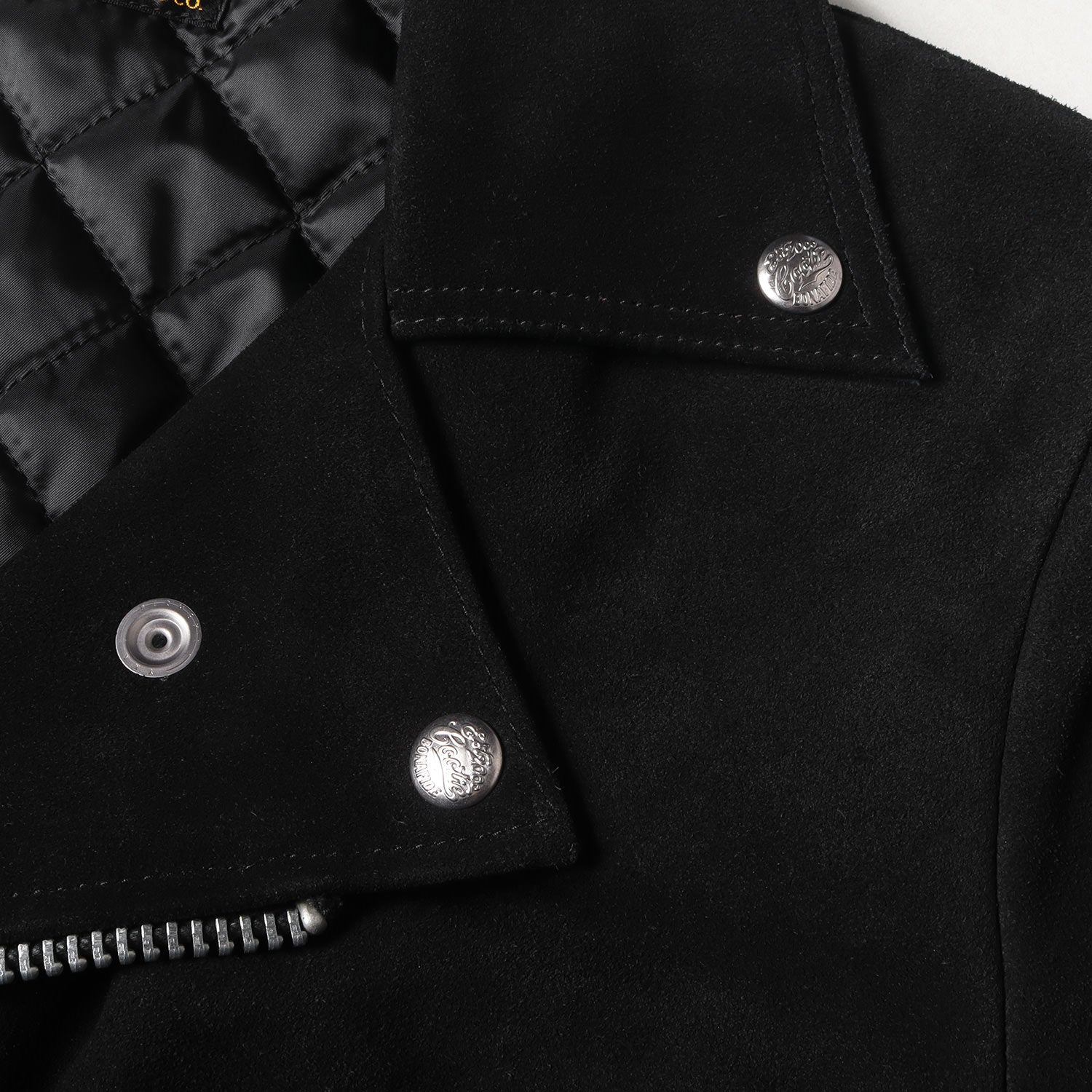 COOTIE (クーティー) スウェードレザー ダブル ライダースジャケット