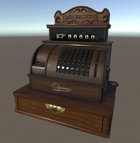 レトロ風のキャッシュレジスター - お休みさんのお休みやさん - BOOTH