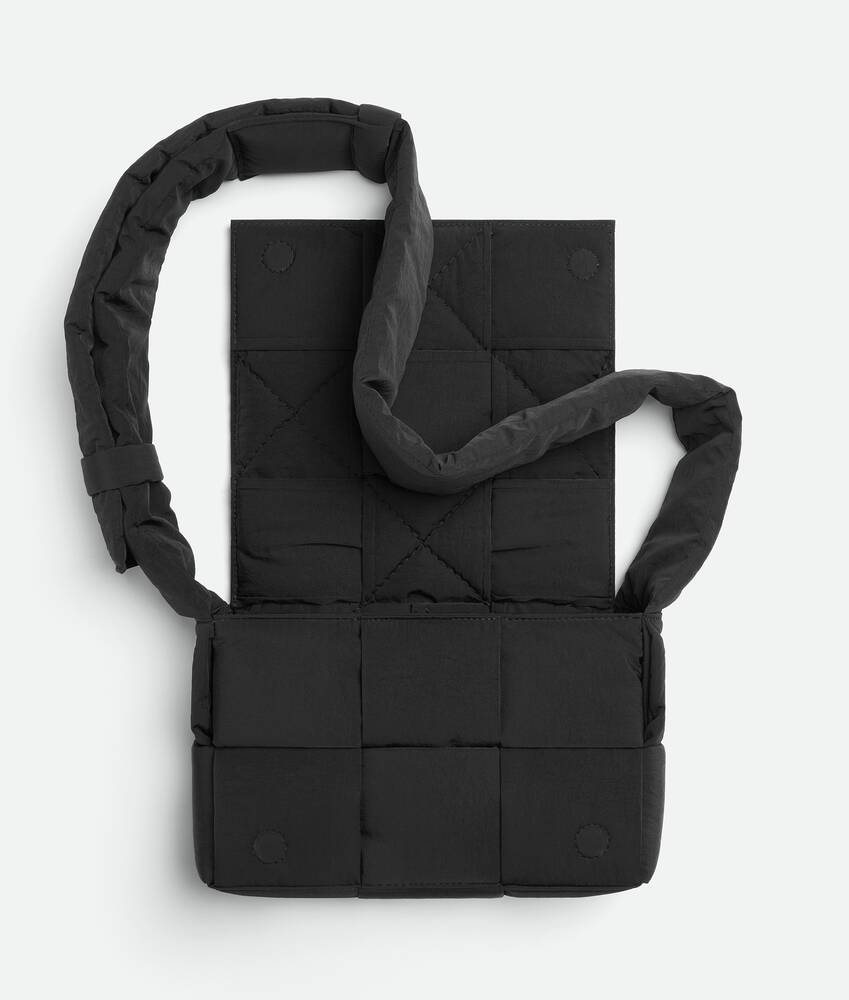 Men's Small Padded Tech Cassette in Black | Bottega Veneta US
