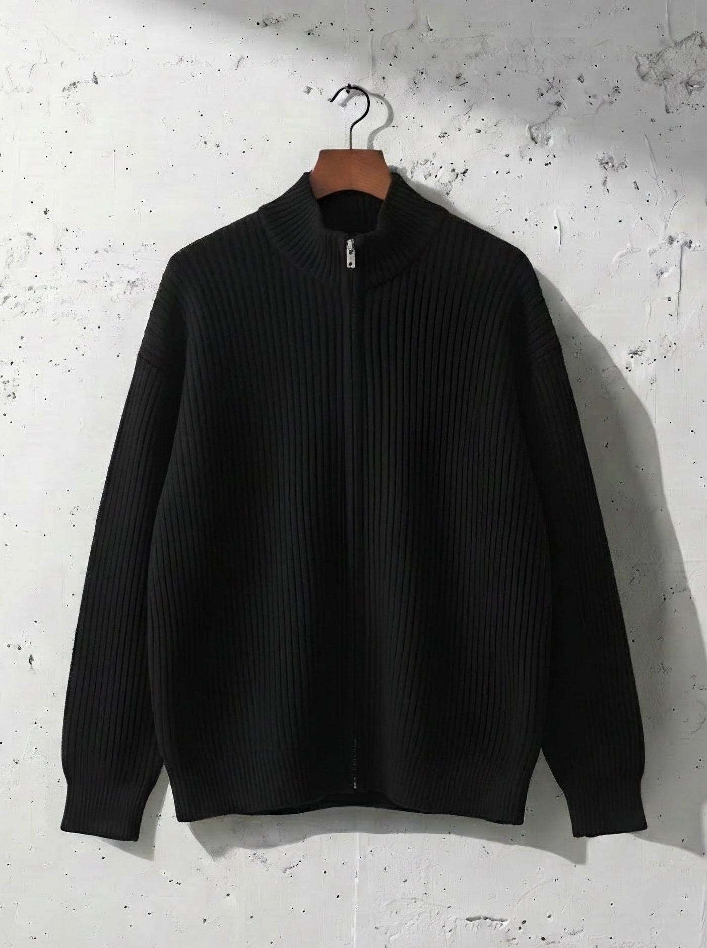 Warm Mock Neck Zipper Knit ｜BM-T-105 – BOZBRO